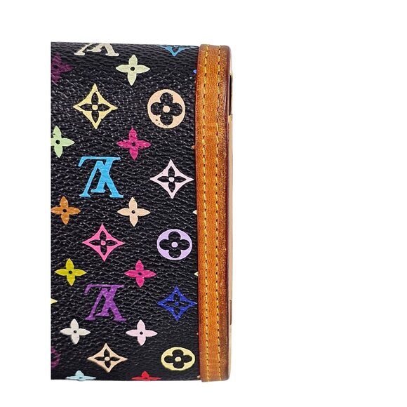 Louis Vuitton Monogram Multicolor Porte Tresor International Long Wallet Black - Picture 9 of 15